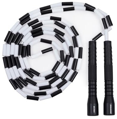 Elitex Training Springseil Cross Overs ohne Verheddern | Jump Rope für Cross-Training und Boxen (schwarz)