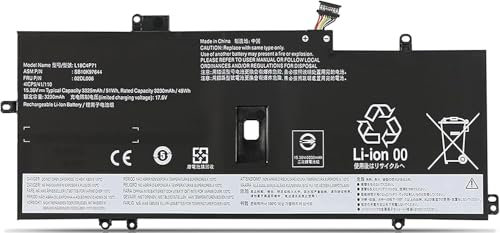 FlyZythrol 15.4V 51Wh L18L4P71 L18M4P72 battery Compatible With Lenovo ThinkPad X1 Yoga 2019 2020 4th 5th Gen X1 Carbon 2019 2020 7th 8th Gen 20QD 20QE Series 02DL004 L18C4P71 5B10W13930