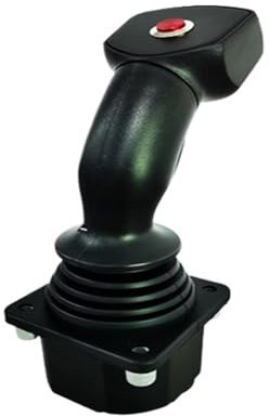 DMETE Joystick-Controller SMC60A-1 Maschinenbau-Griff Industrie-Joystick, Hauptsteuerhebelgriff Hall-Wippe 2 Achsen 1 Taste Sicheres Manövrieren(USB-HID)