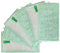 Arcets Panni Pulilava per Folletto SP600 SP600S Panno Lavapavimento in Microfibra Morbido adatto Parquet - Verde 6pcs