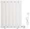 ELEGANT 400W Smart WiFi Thermostatic Electric Radiator, Wall Mounted Designer Panel Heater with 7d/24h Timer & LCD Display, White, 600x452mm
