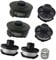 ASDGH Strimmer Spool Line, for Maki-ta 196146-9 195858-1, 1.6mm Trimmer Spool Line, for Maki-ta Akkusense 18V DUR1817 DUR181RF DUR181 Grass Trimmer (6 spools+2 caps) Garden Trimmer Spool(BLACK 6 spool
