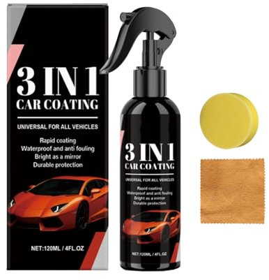 Curvefit Spray Anti-Rayures pour Voiture 3 en 1-2025 Spray Anti-Rayures - Verre Liquide, Curve Fit Spray Nano Anti Rayures, Réparation Rayures Carrosserie, Brillance & Protection Longue Durée (1PCS)