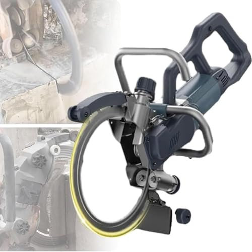 SDTOOP Circular Saw Concrete Cutter Saw With Blade, 270mm Wall Groove Chaser Cutting Machine Wet/Dry Disk Saw Cutter Includes Water Pump(8800w)