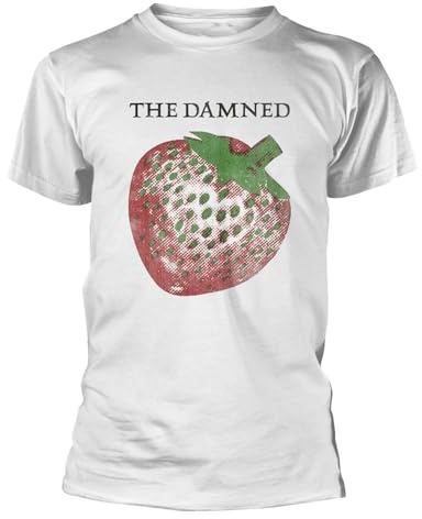 Plastichead The Damned Strawberries Band Logo T Shirt