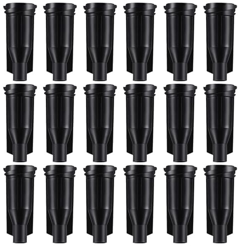 Schwarze Luer Lock Spritzenspitzenkappen 250 Stück, aus Kunststoff | Dosiernadelkappen für Beschichtungen und Lötpaste, Industrieller Einsatz, Passgenau und Auslaufsicher