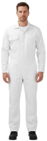 Style Wise Fashion Adults Polycotton Coverall Overall Suit Mens Welding Mechanic Work Boiler Suit