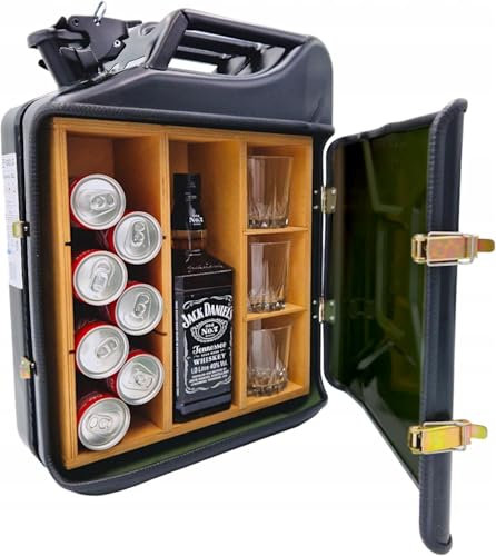 Capability – Benzinkanister Geschenk | Geburtstagsgeschenk | Junggesellenabschied | ALKOHOL BAR KANISTER | 20 L | Schwarz | Geschenk für Papa, Opa, Freund