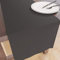 Encasa XO Table Runner Größe 32x150 cm | Baumwoll -Leinwand Stoff | Charcoal Grey Solid Color | Waschbarer und dauerhaft