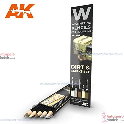 (AK10044) - AK Interactive Pencils Set - Splashes, Dirt and Stains