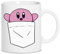 Bolsillo Kirby Cerámica Blanco Taza Cup Mug