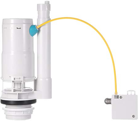 Toilet Flush Valve Button Cistern Dual Push Flush Siphon Fill Bottom Side Entry