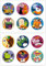 Dekora - 236030 Halloween Kleine Cupcake Toppers aus Esspapier - 12 Stück