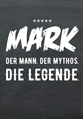 Buch-Kalender 2021 im Format A5 - Mark, der Name, das Geschenk - Mark, der Mann, der Mythos, die Legende: Kalenderbuch, Terminplaner und ... alle mit dem Namen Mark, 1 Woche = 2 Seiten