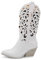 IF Fashion Cowboy Western Scarpe da Donna Stivali Stivaletti Punta Camperos Texani Etnici LY80-3 Bianco 36
