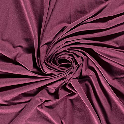 Bambus-Jersey-Koala-Nachhaltige Stoffe-Ökostoffe-150 cm breit-50 cm Schritte-Meterware-Oekotex Standard 100 (Altpink-14)