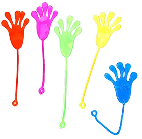 MiaLover 12 Stuck Premium Klatschhände Set Klebrige Glibberhände Geburtstag Klassisch Klatschhände Klebehände Ideal zum Kindergeburtstagen Kleine Geschenk Party Mitgebsel