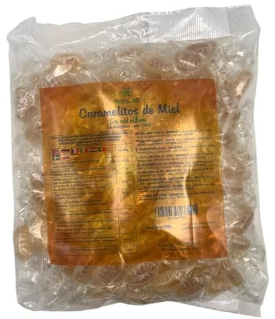 Mit Honig gefüllte Bonbons x 500 gr. Spanisch und Handwerker empfohlen für Mundgeruch, Mund und Rachen