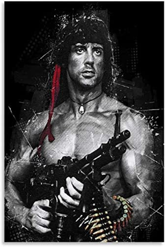 SDDLW1990 500 Teile Puzzle Gedruckte Rambo Holz Puzzle Erwachsene Stress Freisetzung Spiel 500 Piece 20.4x15inch(52x38cm) Kein Rahmen