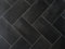 PVC Bodenbelag Vinylboden verschachtelte Fliesen,schw., Zuschnitt (2m breit, 2,5m lang)