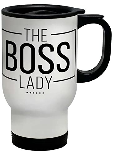 Shopagift The Boss Lady Travel Mug Gift Cup