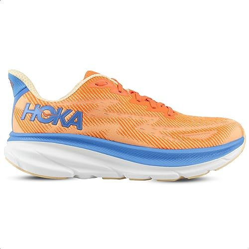 HOKA ONE ONE 1127895-VOIM M Clifton 9 Sneaker Male Vibrant Orange/Impala UK 10