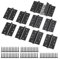 Bwintech 5 Pairs 100 x 75 x 2.7mm (4 inch) Matt Black Brushed Hinge for Fire Door, Steel Fire Rated Internal Door Hinges, Ball Bearing Hinge for Internal Use in Residential and Commercial Buildings