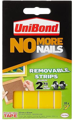 AMK® No More Nails Picture Hanging Strips Double Sided Mounting Tape Adhesive