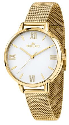 Morellato Orologio Analogico al Quarzo Donna con Cinturino in Acciaio Inossidabile 8056783048038
