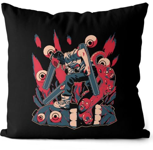 style3 Existence Ends Kissen mit Füllung 40cm Baumwolle denji Man Anime Manga Cosplay Chainsaw Devil