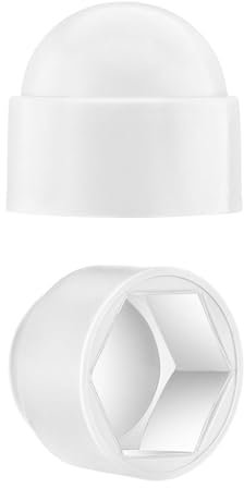 EMFA capuchons de protection hexagonaux M8 pour clé de 13 Blanc 100 pcs.
