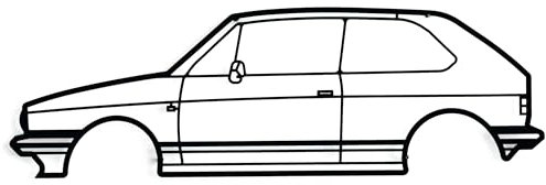 Vintage Auto Wandskulptur 60er Jahre Retro Vintage Dekoration Kunst Metall Wandschmuck Skulptur Metall Retro Dekor Klassisch Dekorelement Oldtimer