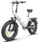 SAMEBIKE E Bike Elektrofahrrad 20 Fat Tire E-Fahrrad klapprad 48V/13Ah Akku,Off-Road Mountainbike,Cruise-Modus kann eingestellt Werden,NFC-Fernbedienung Herren Damen (White)