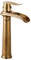 EGTink Wasserfall-Waschbeckenarmatur, Badarmatur, Antik-Waschbeckenarmatur, Messing (Bronze antik, lang)