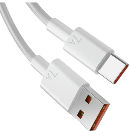 T-ProTek 7A USB-C Schnell Ladekabel Datenkabel kompatibel für MonkeyTEC TWS-SPK-X8 Lautsprecher