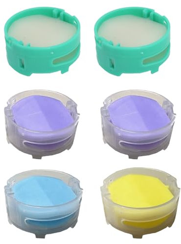 6 Pack Odor Neutralizer Cartridge for Shark, 4 Styles of Anti Odour Cartridge for Shark Vacuum Models IZ400UKT IZ400UK IZ420UKT NZ860UKT NZ860UK AZ913UK AZ913UKT, Air Freshener Refill for Shark