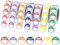 Days of The Week Stickers, 3500 Pcs Day Dots Food Labels Kitchen Date Stickers Label for Food Labeling Catering Full Week Days Dot 7 Roll