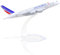 QIYUMOKE 1/400 A380 Modèle d'avion en métal moulé -pour Air France A380 Sky Jumbo Plan du modèle avec Support (6 Pouces) pour Les décorations de Cadeau ou d'affichage des Amateurs d'aviation