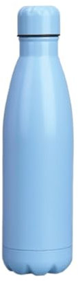 Agendepoint.it - Borraccia Termica In Acciaio PASTELLO 500 ML - 7x26 cm Per La Scuola Sport Hobby E Lavoro - Azzurro