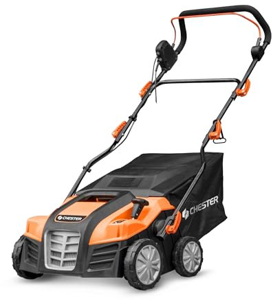 Scarificatore e arieggiatore elettrico 2 in 1 per prato - 1800W - 40cm - CHESTER