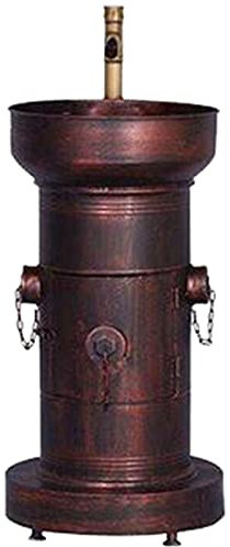 Meuble de salle de bain sur pied sous l'évier, meuble de salle de bain de style industriel, amovible, en fer, marron (cuivre rouge sans miroir)
