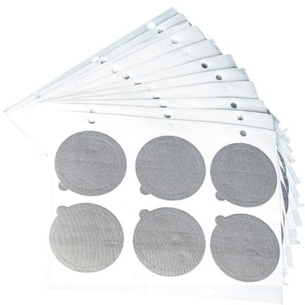 JECOMPRIS 120stücke Wiederverwendbare Kaffeekapsel Verschlussfolie Aluminium Espresso Becher Dichtung Folie Dichtungen
