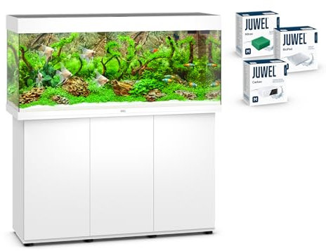 JUWEL Aquarium Rio 240 Kombination Weiß Premium-Bundle