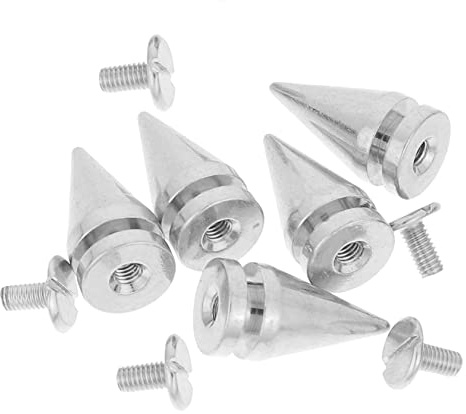 LALAFINA 5pièces Kit De Rivets Métalliques pour Vêtements Style Punk Pointes Coniques Et Clous pour Création DIY Et Accessoires De Rivetage
