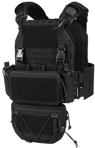 Schnellverschluss 500D Trainingsweste für Herren mit Drop Tasche, Verstellbare Trainingsweste für Den Außenbereich