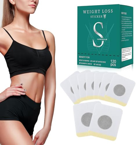 Cellrev Abnehmpflaster zum Abnehmen Schnell Fettverbrenner Kur mit 120 Stück Natürliche Inhaltsstoffe zur Unterstützung der Fettverbrennung am Bauch und Körper für Damen und Herren 120 Pcs (Pack of 1)