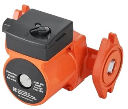 1pcs Hot Water Recirculating Pump 110V Flange 3-Speed Quiet Hot Water Circulation Pump Home Water Heater System(009-BF5-J 17GPM)