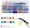 KFZ Sicherungen Auto Set, Qiilu Auto Flachsicherung Mini 2a 3a 10a 15a 20a 25a 30a