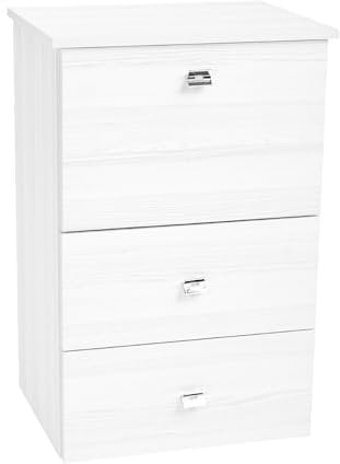 LIBEROSHOPPING.eu - LA TUA CASA IN UN CLIK Mobile ASSE da Stiro a Scomparsa con Ruote Multiuso Pratico con 2 cassetti e 1 Anta (bianco)