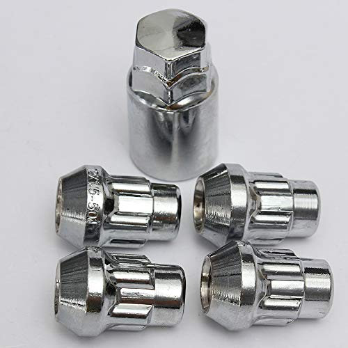 Clenp Sicherung Der Radmuttern, 4 Stück 12x1,5 Mm, 60 Grad Konische Leichtmetallradsperre Schrauben Gegen Diebstahl Muttern Mit Schlüssel